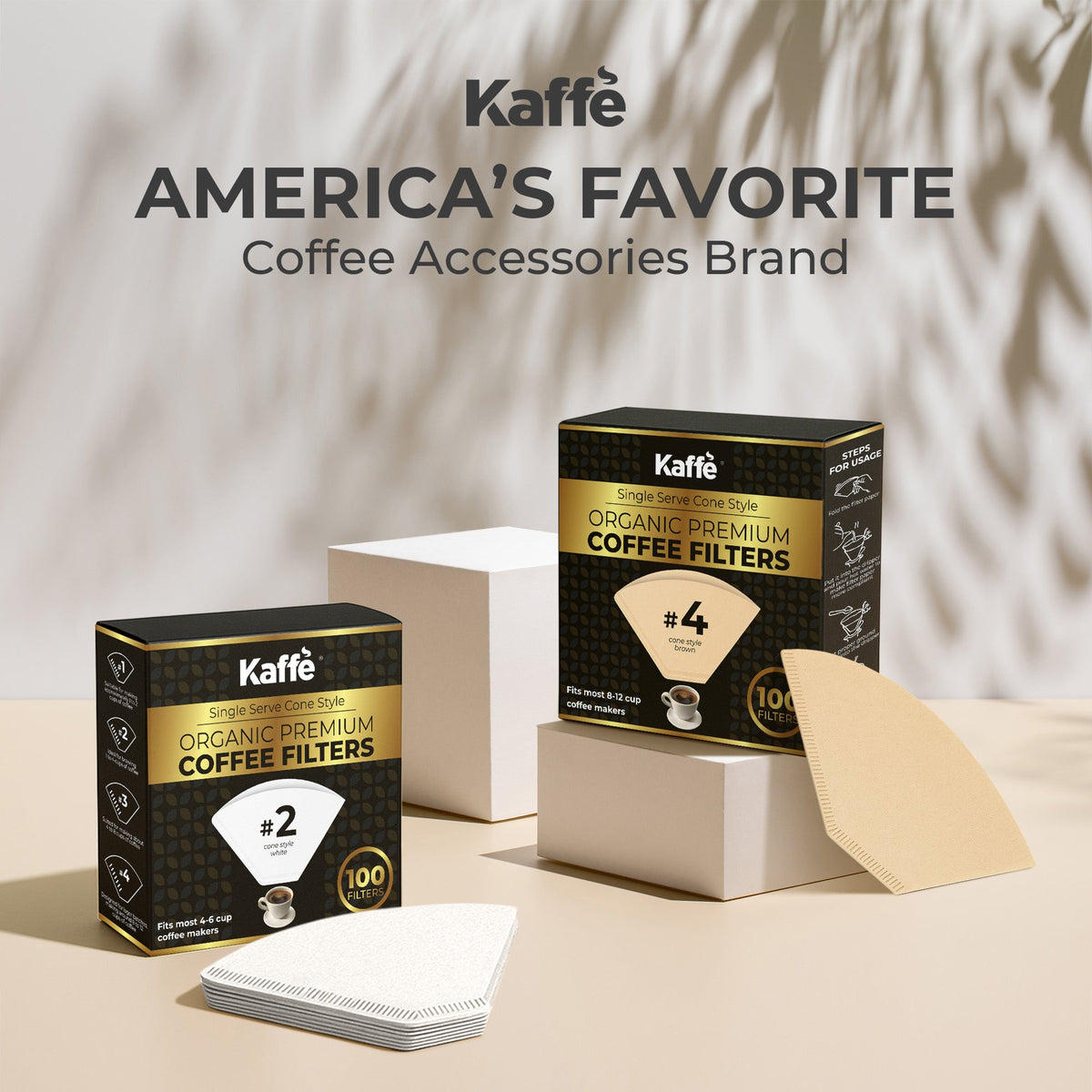 #4 Organic Coffee Filters – 100 Count
