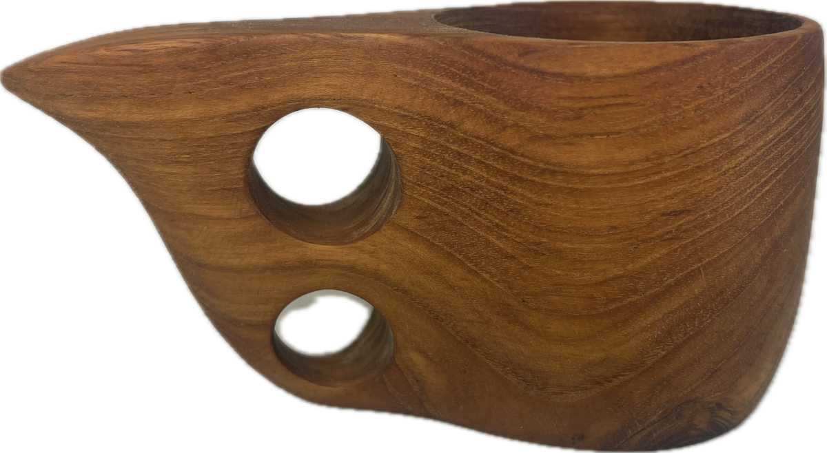 Teak Kuksa Coffee Mug