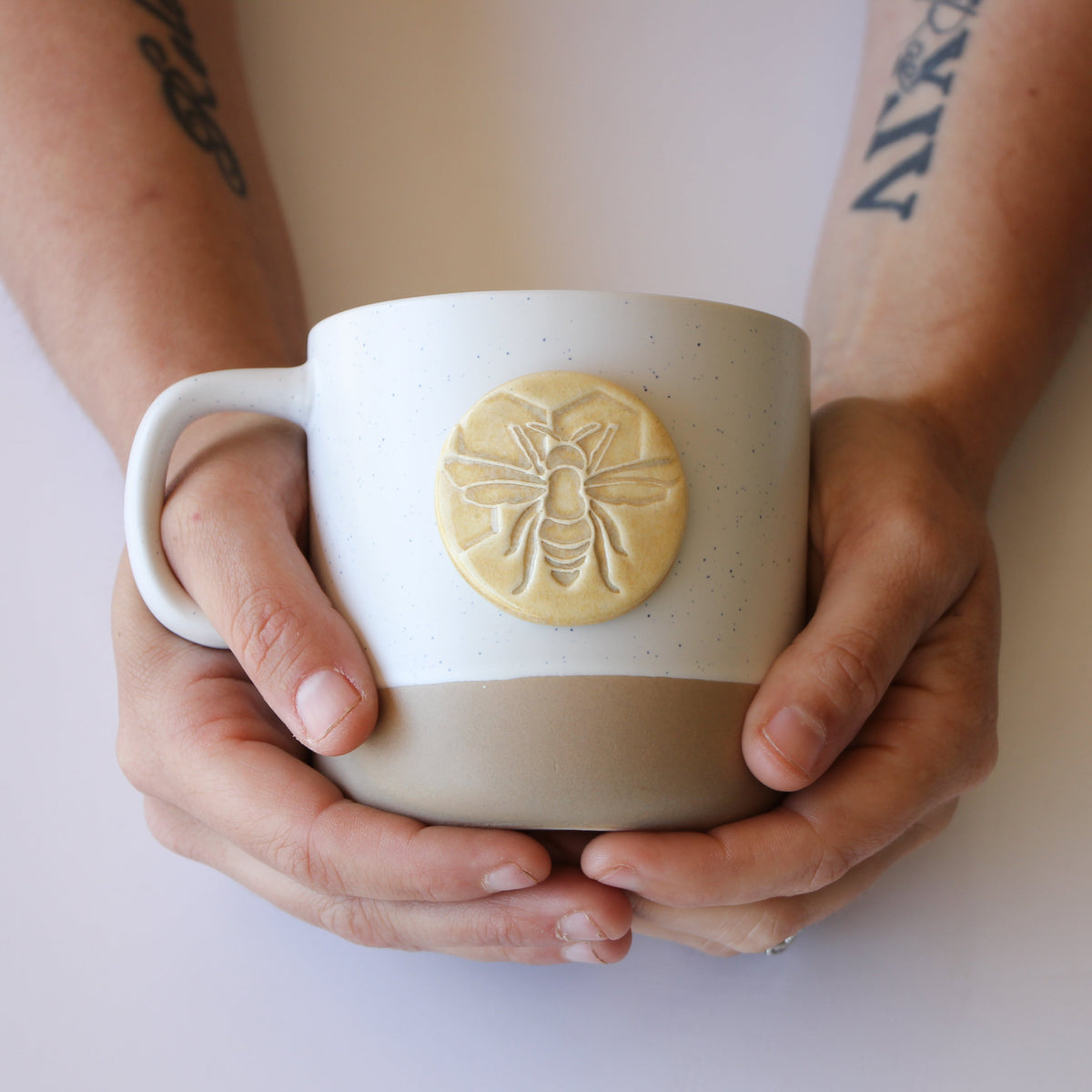 Handmade Bee Ceramic Mug
