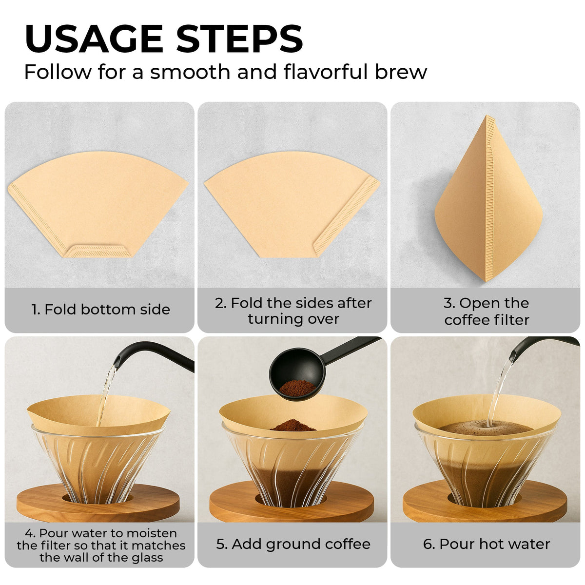 #2 Organic Coffee Filters – 100 Count