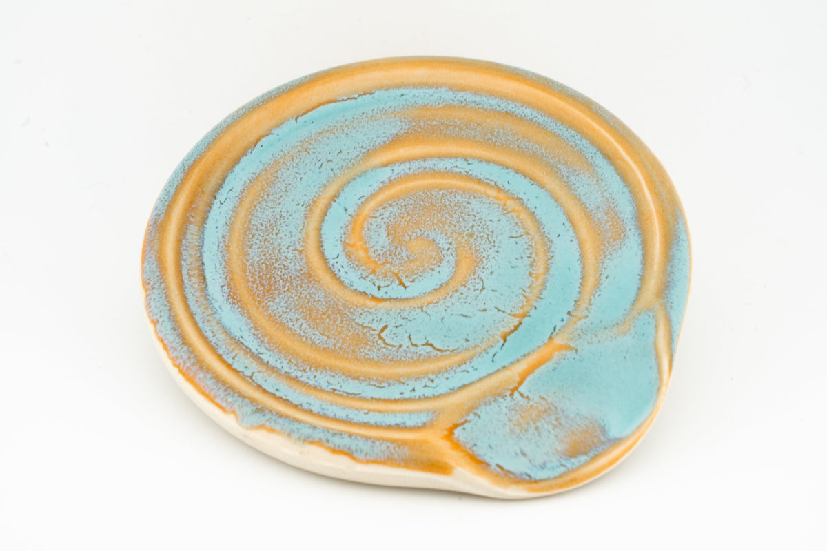 Hand-Thrown Stoneware Spoon Rest