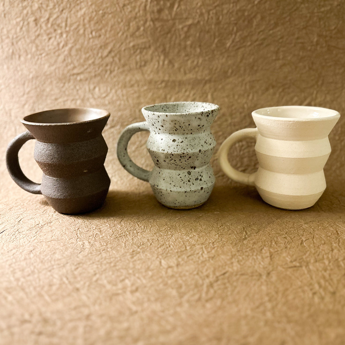 Handmade Angled Ceramic Mug