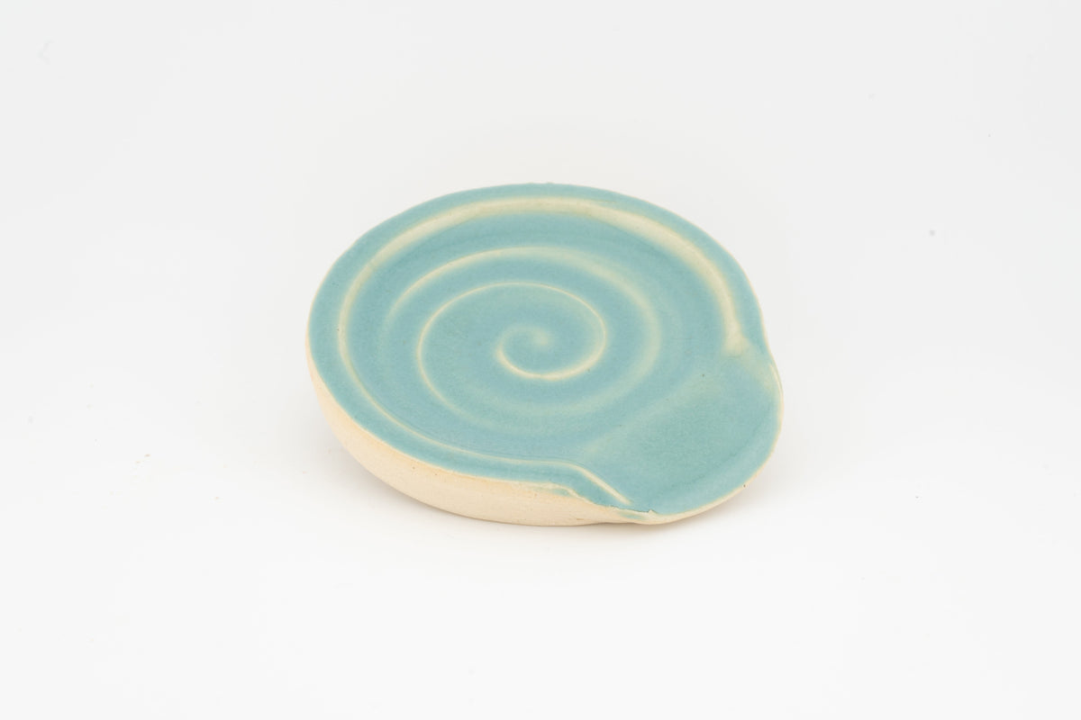 Hand-Thrown Stoneware Spoon Rest