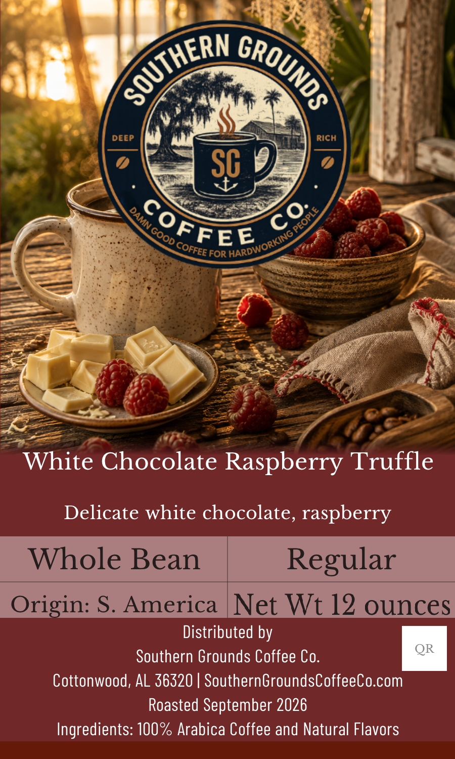White Chocolate Raspberry Truffle