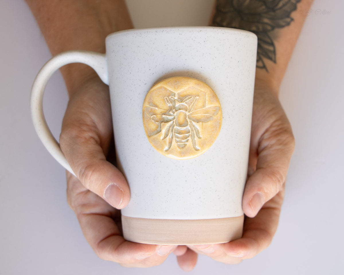 Handmade Bee Ceramic Mug