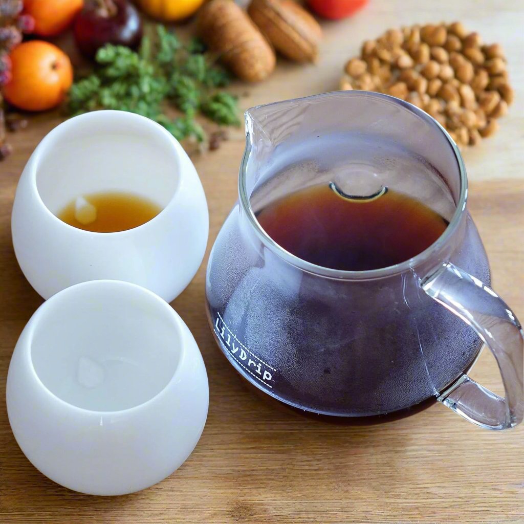 Aroma Seeker Glass Coffee Server & Tasting Cup Set